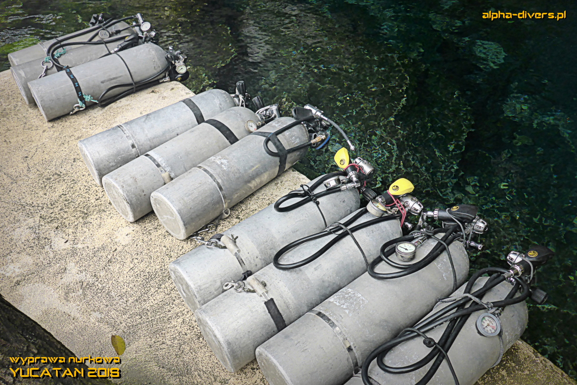 kurs nurkowania jaskiniowego w meksyku nurkowanie jaskiniowe cenoty alpha-divers sidemount